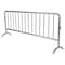 Vestil Hd Galvanized Barrier w/Curved Feet, Silver, 20.0938 in Length, Bright Zinc PRAIL-102-HD-G - alternate 3